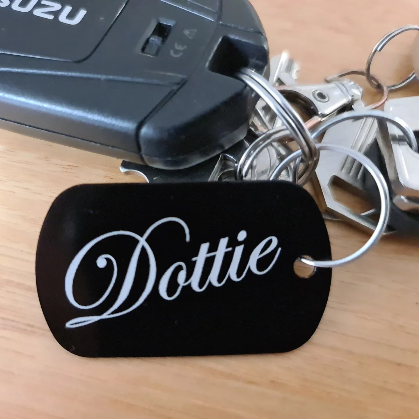 Aluminium Keychain - Custom Text