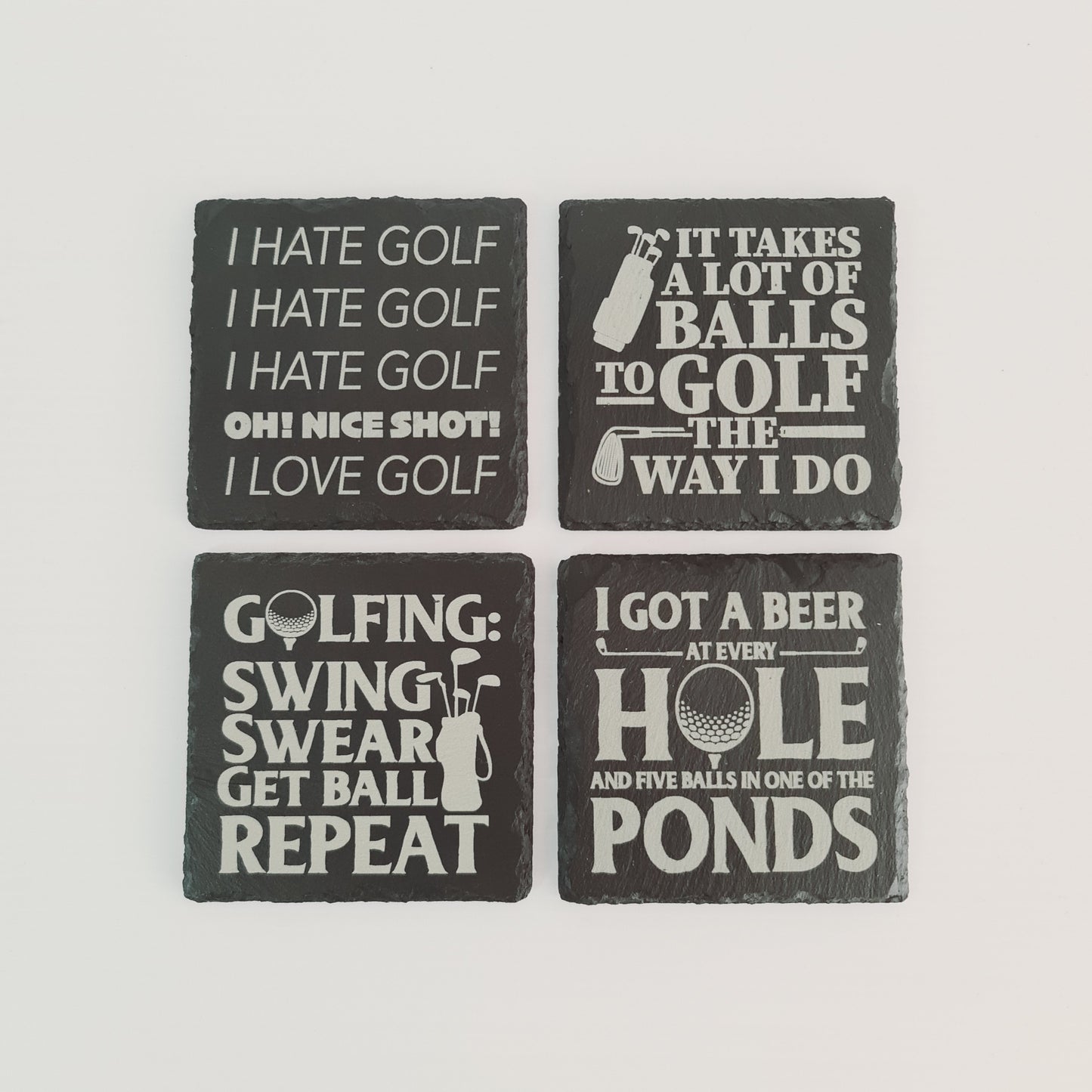 Golf Coaster - Slate