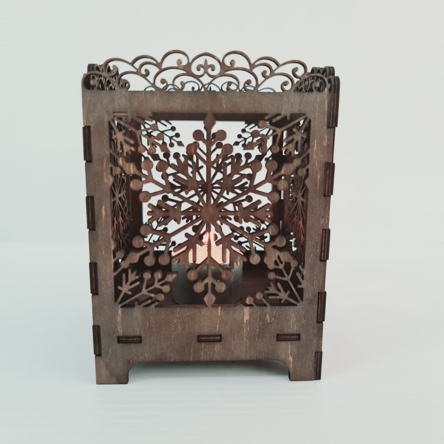 Tea Light Holder - Snowflake