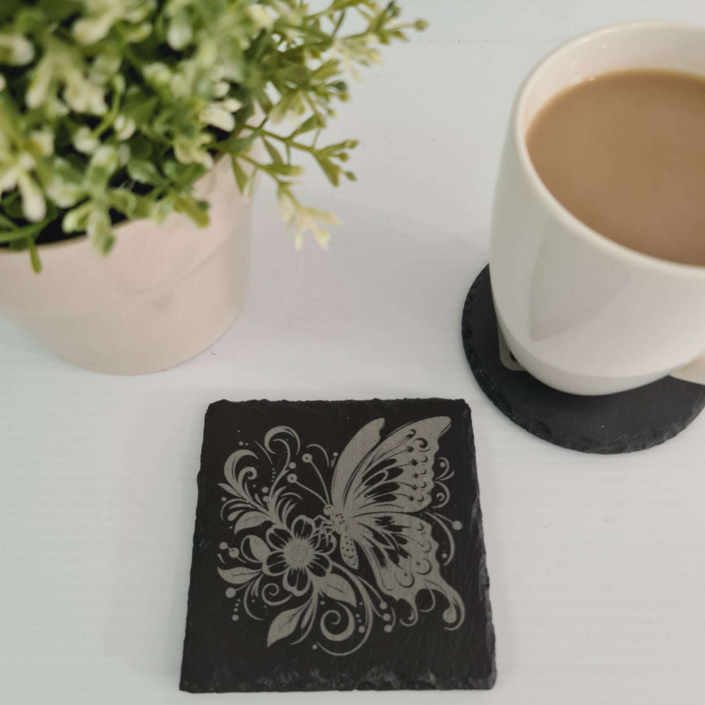 Butterfly Coaster - Slate