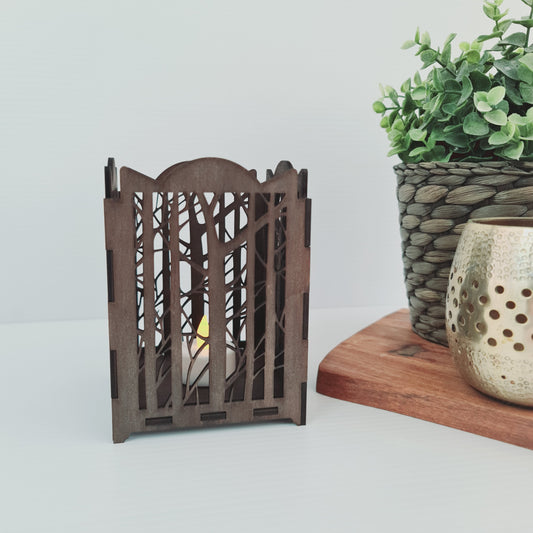 Tea Light Holder - Forest