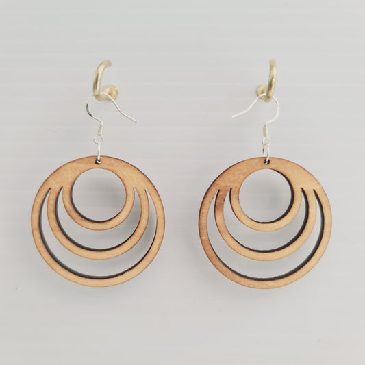 Trio Hoop Earrings - Small - Light