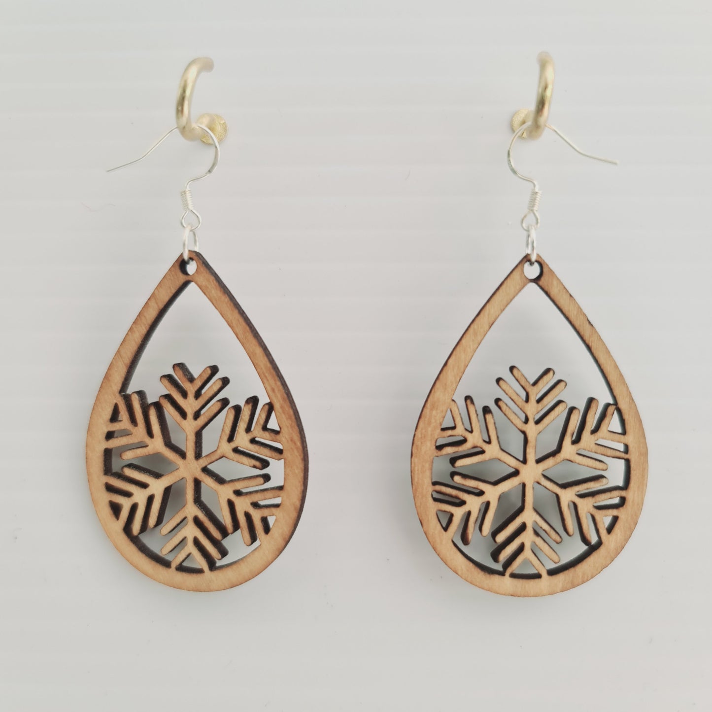 Snowflake Earrings - Light