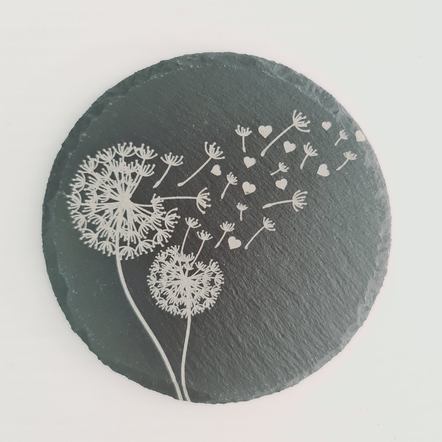 Valentine's Coasters - Slate