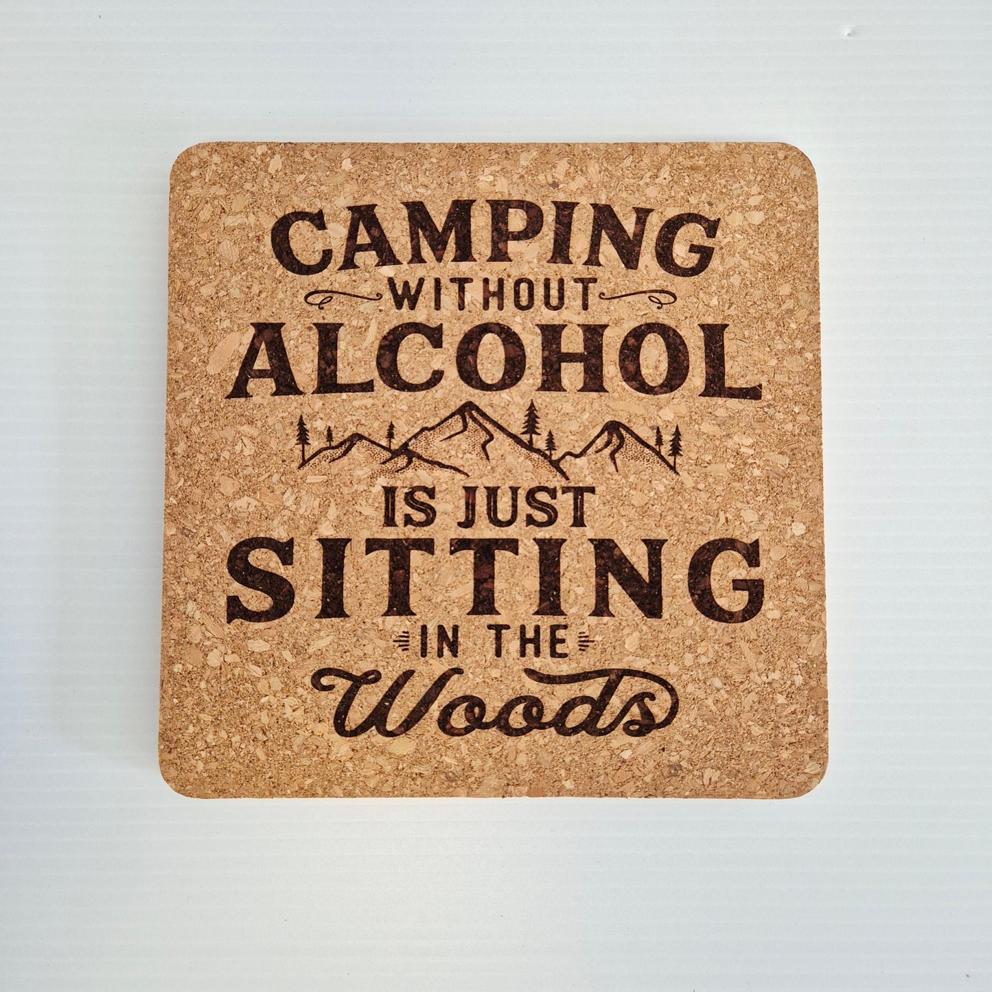 Cork Trivet - Camping Design