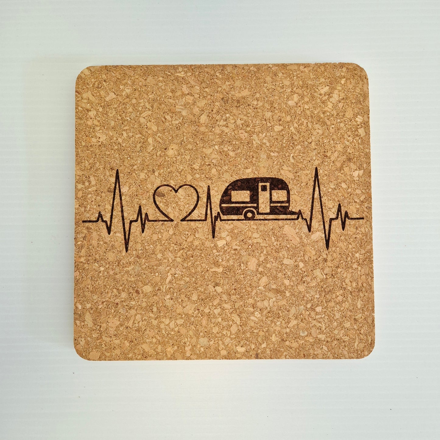 Cork Trivet - Camping Design