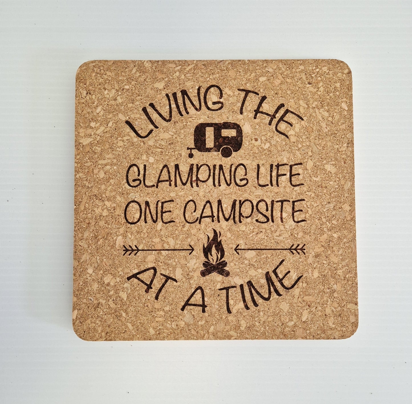 Cork Trivet - Camping Design