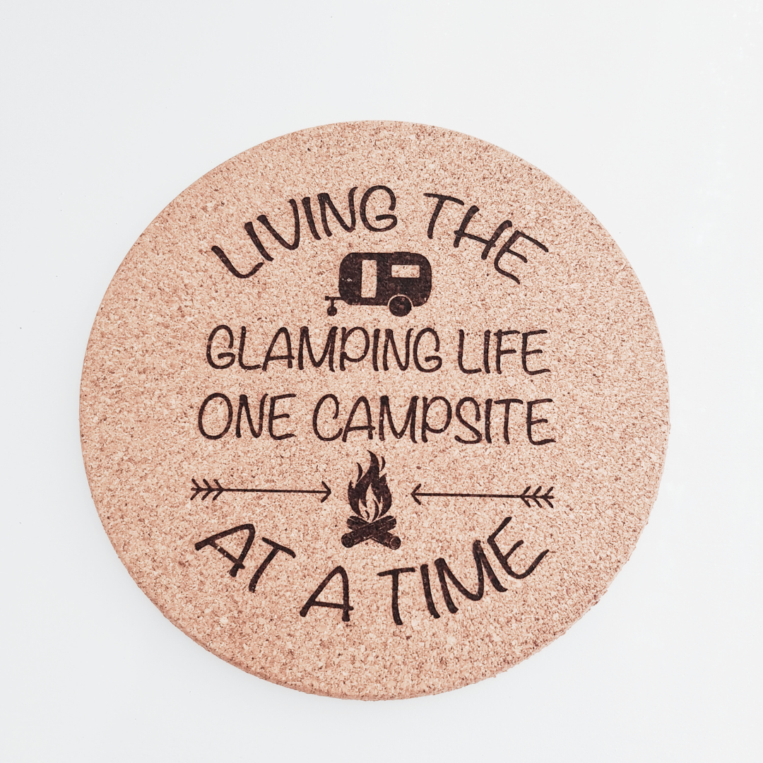 Cork Trivet - Camping Design